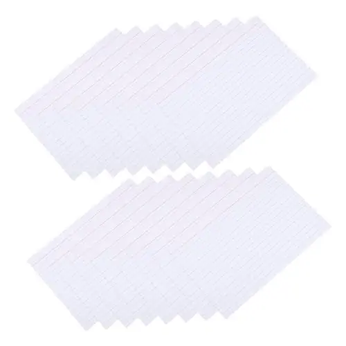 Produktbild: DIYEAH 200 Blatt Karteikartenbuch Karteikarten Lernen Büro Karteikarten Notizkarten Leer Karteikarten in Großen Mengen Linierte Karteikarten Kleine Leere Karten Weiß Papier