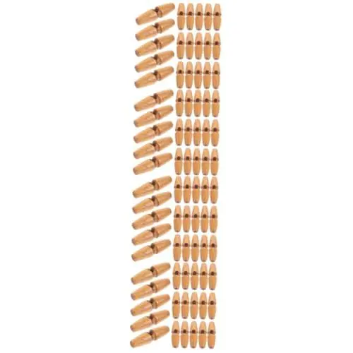 Produktbild: DIYEAH 200 Stk Schnalle Aus Holzhorn Dekorative Mantelknöpfe Mantelschnallen Hornknöpfe Für Kleidung Umschalttaste Für Kleidung Umschaltknöpfe Für Kleidung Mantel Kleidungsknöpfe
