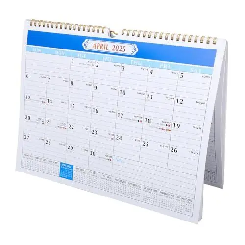 Produktbild: DIYEAH Wandplaner 2024 Ansicht Familienkalender Mehrsprachig Monatlicher Wandkalender Spiralkalender Englischer Kalender