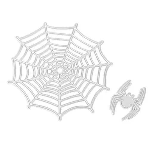 Produktbild: DIYEAH Halloween Spinnennetze Dekoration Stirbt 2pcs Metall Schablonen Chic Spinnennetz Schneiden Stirbt für Karten