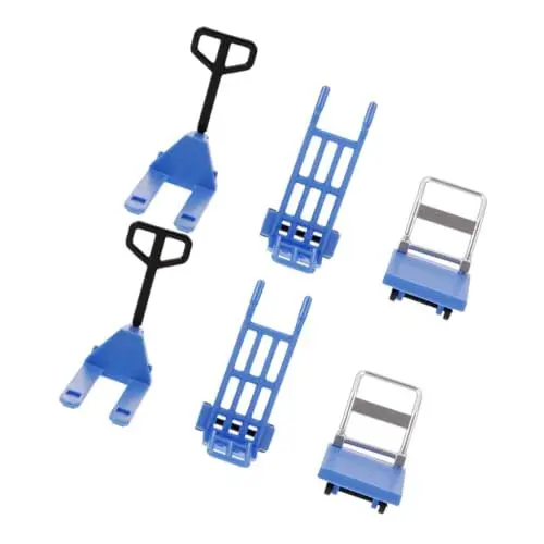 Produktbild: DIYEAH Diverse Mini-werkzeugsätze Gabelstapler Handwagen Spielzeug Mini-plattformwagen Modelle Bewegliche Werkzeugminiaturen Für Projekte