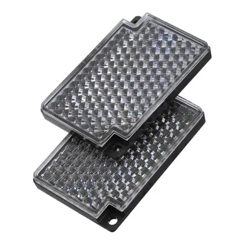 Produktbild: DIYEAH 2 Stück Retroreflektierende Paneele für Fotoelektrische Hochreflektierende Bauzubehör für Alarmanlagen und Baustellen im Freien