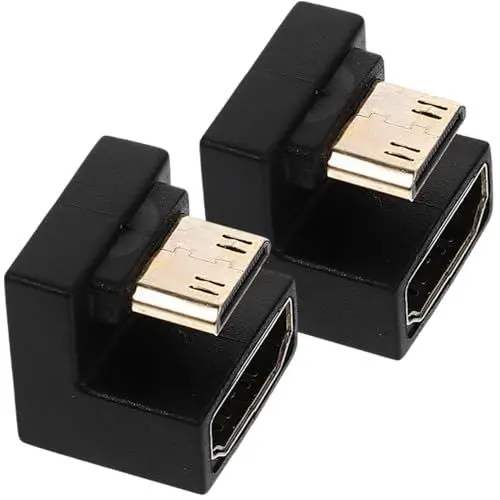 Produktbild: DIYEAH 2 Stück Video Adapter für Monitor und Laptop Hochgeschwindigkeits Übertragung Kompatibel mit Projektoren Lösung für Fotografen und Videografen