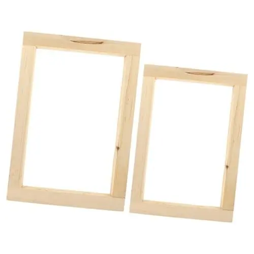 Produktbild: DIYEAH 2stücke Holz Siebdruckrahmen Für Druck Siebdruck Rahmen Aus Holz Bildschirm Rahmen Für DIY Projekte Frame Für Siebdruckarbeiten