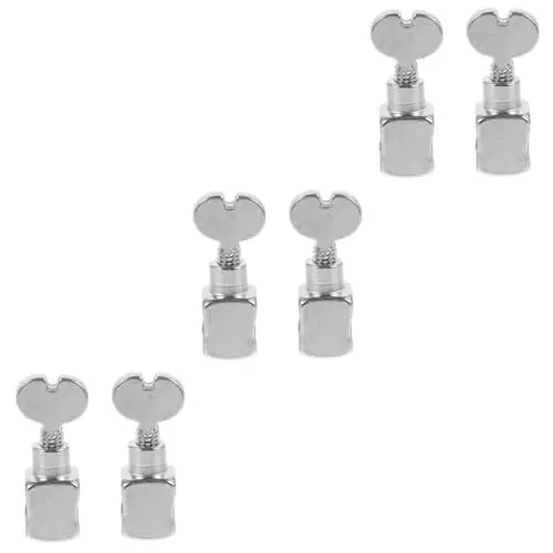 Produktbild: DIYEAH 3 Sätze Metall Nähmaschine Professionelle Nadelklemme Nähmaschinen Nadelklemmen Nähmaschinen Werkzeuge Silber 2 Stück * 3