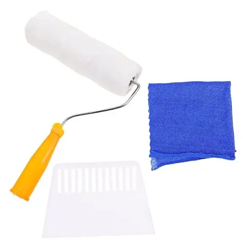 Produktbild: DIYEAH 3 Stück 1 Satz Tapeten -Werkzeugset Tapeten-Kit Rollen Schabwerkzeug Rasierklingenschaber Schaberwerkzeug lackieren Nahtroller Wanddekorationsset praktischer Tapetenroller Plastik
