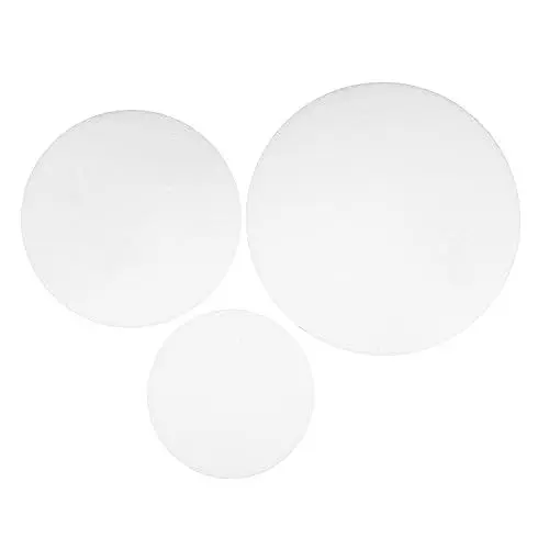 Produktbild: DIYEAH 3stücke Übungstablett Zum Dekorieren Von Kuchen Kuchentablett Aus Hochwertigem Schaumstoff Zubehör Zum Dekorieren Von Kuchen Für Fondantkuchen Und Kuchenschäume