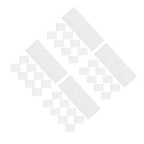 Produktbild: DIYEAH 4 Sätze 4 Sets Stoffetikettenaufkleber Kleidungsetiketten Aufkleber Für Kleidungsetiketten Kleidungsstoffetiketten Individuelle Etiketten Für Handgefertigte 100 Stück * 4