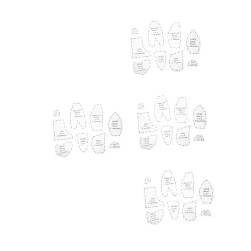 Produktbild: DIYEAH 4 Sätze Nähschablonenlineal Schüsselverpackung Auf Faltschablone Zuschneiden Geschlitztes Quiltlineal Quiltzubehör Quilt-werkzeuge Quiltlineale Quilt-kit Plastik Weiß 10 Stück * 4