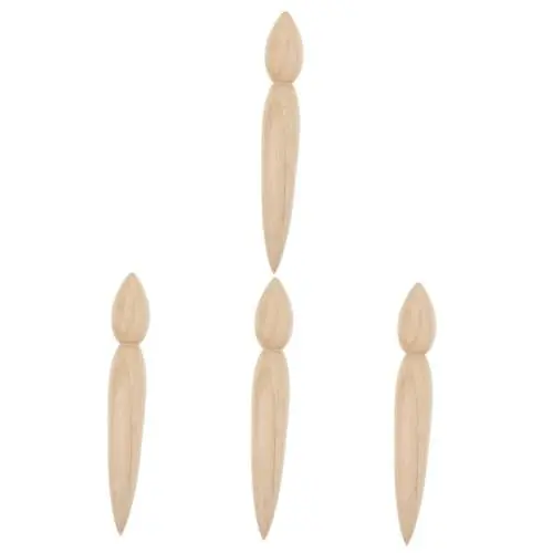 Produktbild: DIYEAH 4 Stück Töpferwerkzeuge Ton Modellierhammer Holzstab Mallet Ton Modellierwerkzeug Ton Locher Holz Töpferhammer Tonstab Holz Tonstäbe Tonwerkzeug Glatter Holzstab