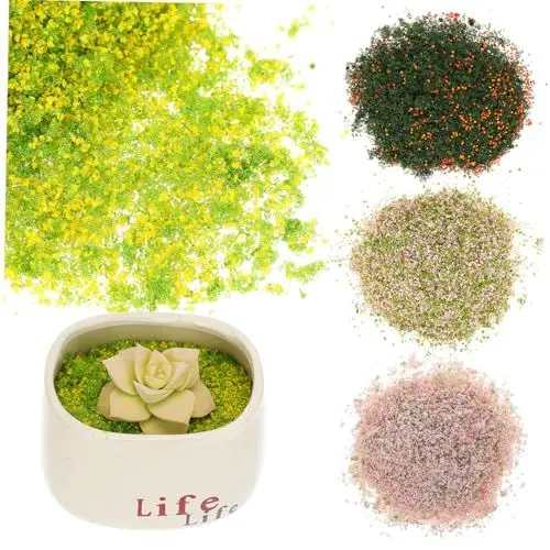 Produktbild: DIYEAH 4packungen Gras Für Landschaftsgestaltungen Baumpulver Diorama-Material DIY-modellbaummaterialien Bodendecker Für Modelllaub Miniatur-laub Landschafts-laub Zum Basteln Für