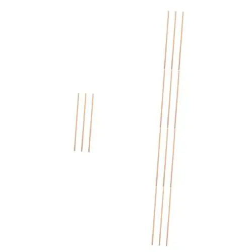 Produktbild: DIYEAH 5 Sätze Plankenmodell Wachsstäbe Runde Bastelstäbe Leere Untersetzer Zum Basteln Diy Holzstäbe Schiffmodell Holzstäbe Bastelzubehör Stöcke Zum Basteln Hölzern 3 Stück * 5