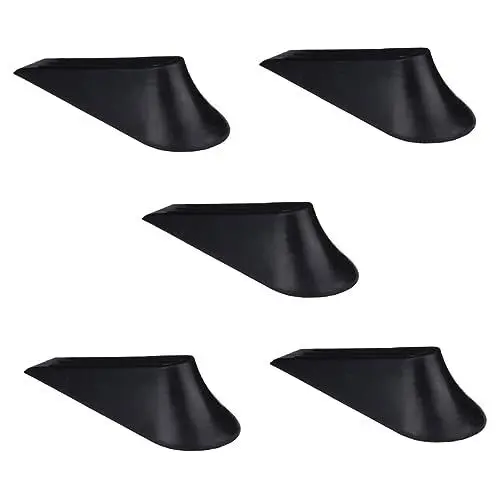 Produktbild: DIYEAH Gummi-türstopper für Den Boden 5 Stück Schwarz für Zuhause Türstopper für Einfache Verwendung