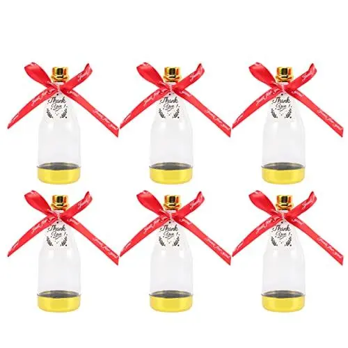 Produktbild: DIYEAH 6St Sektflasche Zuckerdose Schokolade für Strumpffüller Süßigkeitenbehälter für Hochzeiten Behälter für Partygeschenke Geschenkboxen für die Hochzeit Container Plastik
