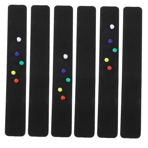 Produktbild: DIYEAH 6 Stücke Filz Pin Board Streifen Bulletin Board Filz Streifen Büro Für
