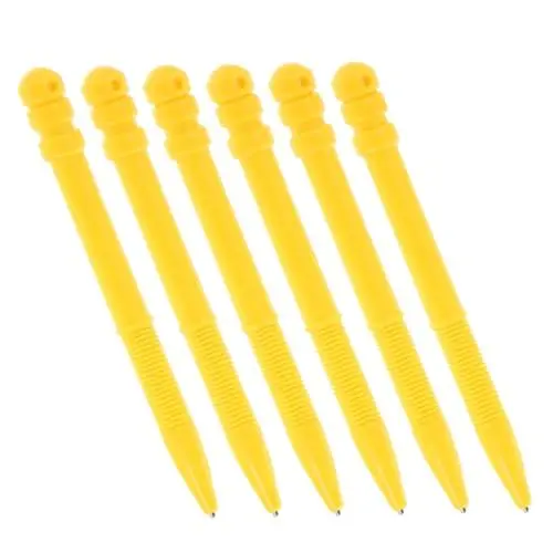 Produktbild: DIYEAH 6st Magnetisches Zeichenbrett Magnetstift-zeichenbrett Magnettafelstift Kunststoff-stift Ersatzstift Touchscreen-kondensatorstifte Für Kinder Löschbarer Tafelstift Yellow Plastik