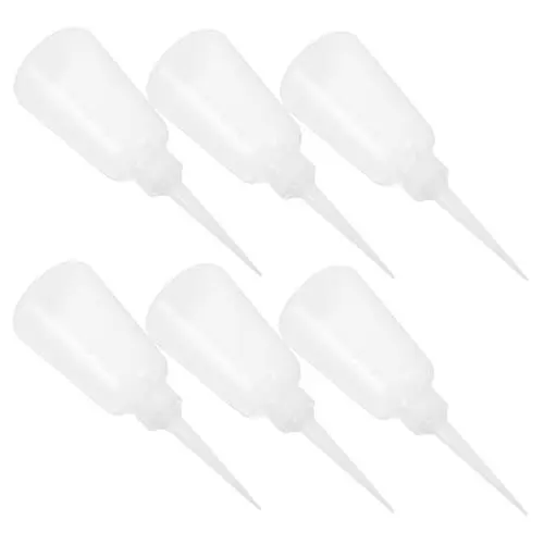 Produktbild: DIYEAH 6stücke Kunststoff Quetschflaschen Transparent Tropfflaschen Kleber Applikatorflaschen Für Handwerk Ölfarbe Flüssigkeitsauftrag