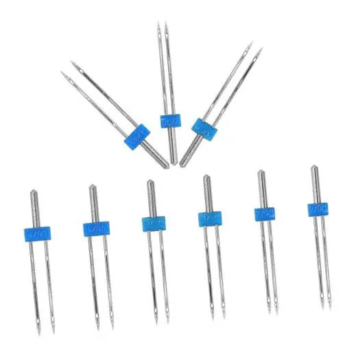 Produktbild: DIYEAH 9st Nähmaschinennadel Doppelnadel Nähnadeln Haushaltsnadel Multifunktionsnadeln Diy-nadeln Zubehör Für Nähmaschinen Robuste Nadeln Nähmaschinennadeln Nadeln Zum Nähen Metall