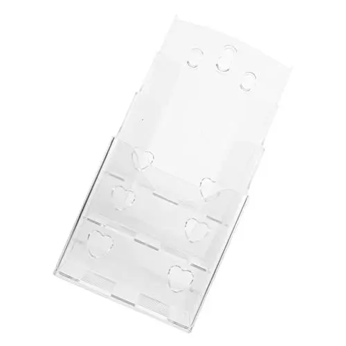 Produktbild: DIYEAH Klappgestell Transparenter Prospektständer Rack-kartenhalter Broschürenhalter Desktop-datei-organizer Übersichtlicher Literatur-organizer Aktenhalter Für Den Schreibtisch Acryl