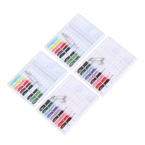 Produktbild: DIYEAH Nähgarn-set Mit Nähkästchen Nähnadeln Und Stichwerkzeugen Aufbewahrungsbox Für Nähzubehör Für Näharbeiten Basteln Und Kleidungsherstellung