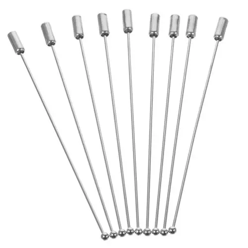 Produktbild: DIYEAH Schal- Und Hutnadeln - 20er Set Von Brosche Nadeln Ideal Für DIY Handwerk Modische Anstecknadeln Für Männer Und Frauen Vielseitig Einsetzbare Metall Stickpins Für Hochzeiten Und