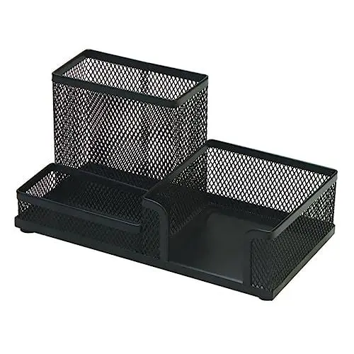 Produktbild: DIYEAH Schreibtisch-organizer Aus Metallgeflecht Tischbehälter Stifthalter Aufbewahrungskoffer Bürobedarf Platzsparend