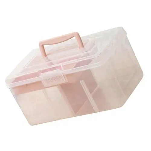 Produktbild: DIYEAH Aufbewahrungsbox Aus Pp-Material Organizer Für Bastelbedarf Sichtbare Aufbewahrung Und Stabil