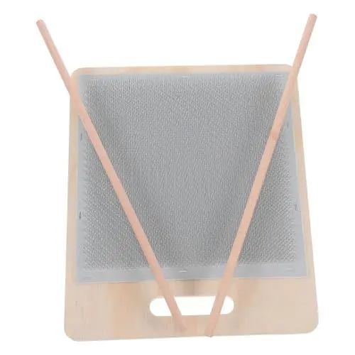 Produktbild: DIYEAH Wollmischbrett Aus Holz Für Mischen Von Wollfasern Strickzubehör Für Heimwerker Und Professionelle Nutzung Effizientes Fasermischen Für Handarbeiten Und Textilproduktion