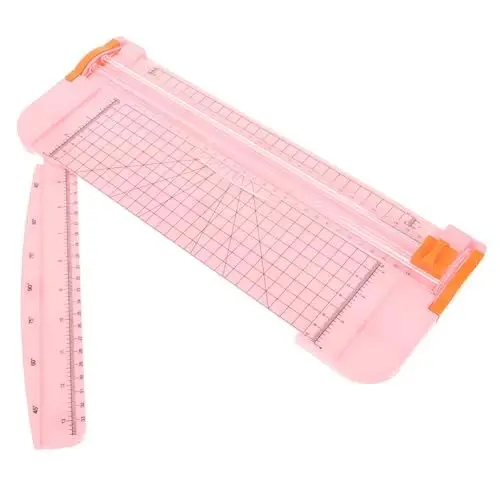 Produktbild: DIYEAH paper cutter papierschneidemaschine kleine Papierschneider Mini manueller Papierschneider verpackungspapier Packpapier Papierschneider für Scrapbooking Papierschneidebretter Metall
