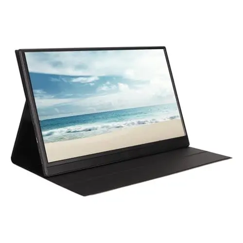 Produktbild: Diyeeni Tragbarer, 15,6 Zoll 1920 X 1080 IPS HD USB C-Display, Computer-Display HDR Eye Care Externer Bildschirm, Integrierte Dual-Lautsprecher, für Smartphones, Laptops