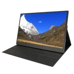 Produktbild: Cuifati Tragbarer 17,3-Zoll-2,5K-IPS-HDR-165-Hz-Monitor für Laptop-Tablet, Externer -HD-Mobilbildschirm mit Einfacher Verbindung und Schutzhülle (EU-Stecker)