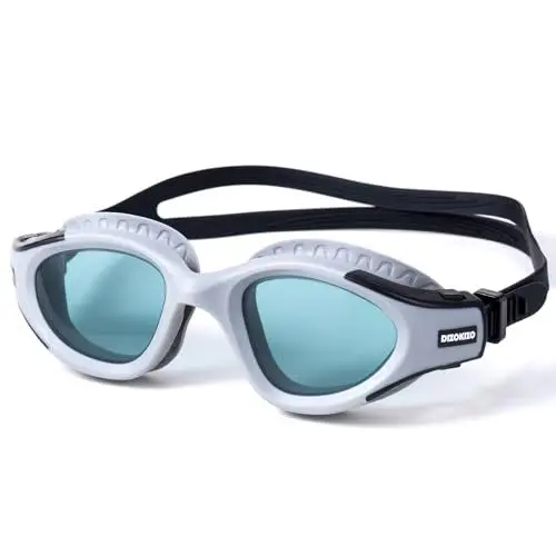 Produktbild: Dizokizo Schwimmbrille UV-Schutz Anti-Fog Kein Auslaufen Schwimmbrille Einfach einzustellen für Erwachsene Männer Frauen