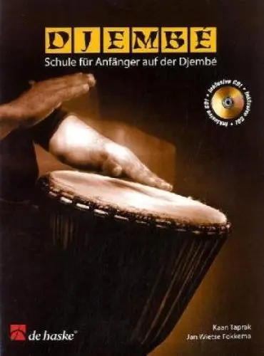 Produktbild: Djembé, m. Audio-CD: Schule für Anfänger auf der Djembé. Play-Along-CD zum Üben und Mitspielen. Mittelschwer