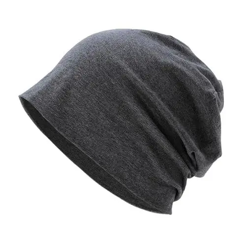 Produktbild: Djfkey Beanie Mütze- sowohl für Herren als Kopfbedeckung geeignet, als auch für Damen als dünne Strickmützen. EIN Flexibler Freizeithut, besonders praktisch als leichte Chemo-Mützen