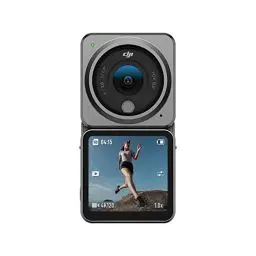 Produktbild: DJI Action 2 Dual-Screen Combo - 4K Action-Kamera mit zwei OLED-Touchscreens, 155° Sichtfeld, Magnetbefestigungen, Stabilisierungstechnologie, Unterwasserkamera ideal für Vlogs und Action-Sport.