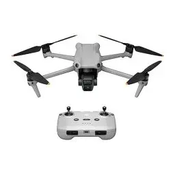 Produktbild: DJI Air 3 (DJI RC-N2), Drohne mit 2 Primärkameras (mittlere Tele-/Weitwinkelkamera), 46 Min. max. Flugzeit, Omnidirektionale Hindernisvermeidung, 48-MP-Fotos, 4K/60fps-HDR-Video, O4, C1-Zertifikat