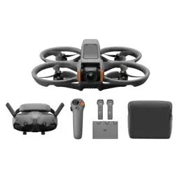 Produktbild: DJI Avata 2 Fly More Combo (3 Akkus), FPV-Drohne mit 4K-Kamera, 69 Minuten max. Flugzeit, Akrobatik auf Tastendruck, Kameradrohne mit Goggles 3 und RC Motion 3, mit Propellerschutz