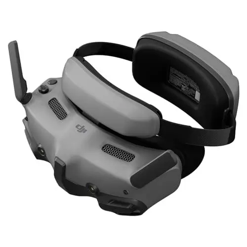 Produktbild: DJI Goggles 3, FPV Goggles mit atemberaubenden Micro-OLED Bildschirmen, immersives Flugerlebnis, O4 HD Videoübertragung, einstellbare Dioptrien, Wireless Streaming, Drohnenbrille