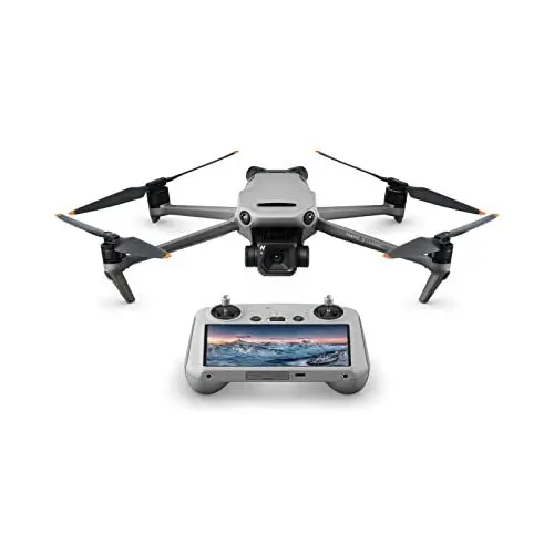 Produktbild: DJI Mavic 3 Classic (DJI RC) - Kameradrohne, 4/3 CMOS Hasselblad-Kamera, Fernsteuerung, 5.1K HD-Video, 46 min Flugzeit, Hindernisvermeidung, Drohne für Erwachsene, 15 km Übertragungsreichweite