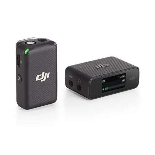 Produktbild: DJI Mic (1 Sender + 1 Empfänger), Lavalier-Funkmikrofon, 250 m Reichweite, kompakt und Ultraleicht, 14 Stunden Aufnahme, Funkmikrofon für PC, iPhone, Kameras, YouTube, Vlogs, Livestream