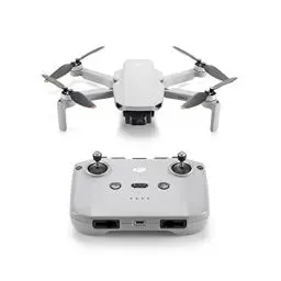 Produktbild: DJI Mini 2 SE, leichte und faltbare Mini-Kameradrohne mit 2.7K Video, intelligenten Modi, 10 km Videoübertragung, 31 min Flugzeit, unter 249 g, einfach zu bedienen, Fotoshooting, Straßenaufnahmen, C0