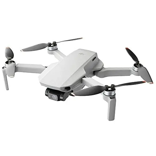 Produktbild: DJI Mini 2, Ultraleichte faltbare Kameradrohne, 3-Achsen-Gimbal mit 4K Kamera, 12 MP, 31 min Flugzeit, OcuSync 2.0 10 km HD-Videoübertragung, QuickShots, Drohne für Einsteiger, Grau