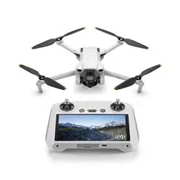 Produktbild: DJI Mini 3 (DJI RC) – Leichte und faltbare Mini-Kameradrohne mit 4K HDR-Video, 38 min Flugzeit, echten vertikalen Aufnahmen und intelligenten Funktionen, C0