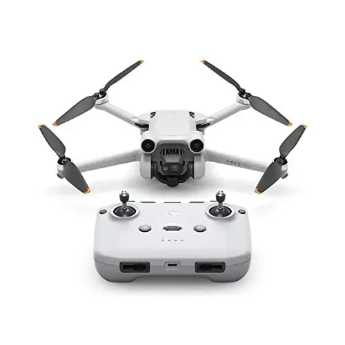 Produktbild: DJI Mini 3 Pro – Leichte und faltbare Kameradrohne mit 4K/60fps Videos, 48 MP Fotos, 34 Minuten Flugzeit, Hindernisvermeidung in 3 Richtungen, ideal für Luftaufnahmen und soziale Medien