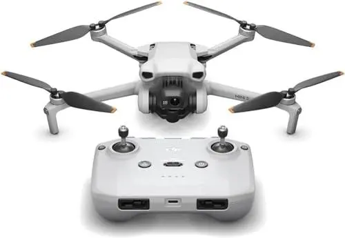 Produktbild: DJI Mini 3 – Leichte und faltbare Mini-Kameradrohne mit 4K HDR-Video, 38 min Flugzeit, echten vertikalen Aufnahmen und intelligenten Funktionen, C0
