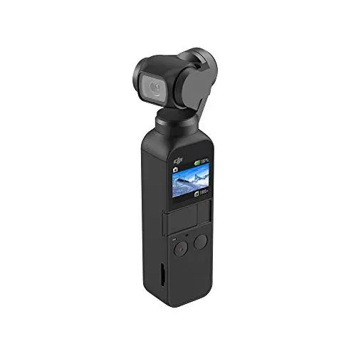 Produktbild: DJI Osmo Pocket, 3-Achsen Gimbal-Bildstabilisierung (1/2.3 Zoll Sensor mit 80° Sichtfeld und F2.0 Blende, Videoaufnahmen mit bis zu 4K Ultra HD bei 60 fps und 100 Mbit/s)