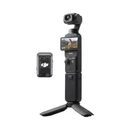 Produktbild: DJI Osmo Pocket 3 Kreativ Combo, vlog kamera 4K mit 1-Zoll-CMOS und 4K/120 fps Video, 3-Achsen-Stabilisierung, digital kamera, schnelles Scharfstellen, inkl. Mikrofon für klaren Ton, YouTube