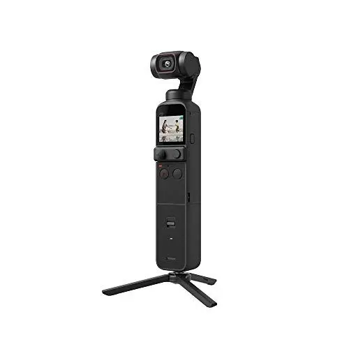 Produktbild: DJI Pocket 2 Creator Combo - 3-Achsen-Hand-Gimbal-Stabilisator mit 4K-Kamera, Vlog, Ultra-HD-Video, hochauflösendes 64-MP-Pixel-Foto, 1/1,7-Zoll-CMOS, HDR, Rauschunterdrückung, Zeitraffer, Zeitlupe