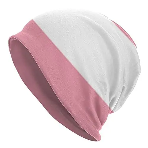 Produktbild: DJNGN Transgender-Stolz-Flaggen-LGBT-Stolz-Beanie-Hut-Mode-beiläufige warme lässige Strickmütze für Männer Frauen