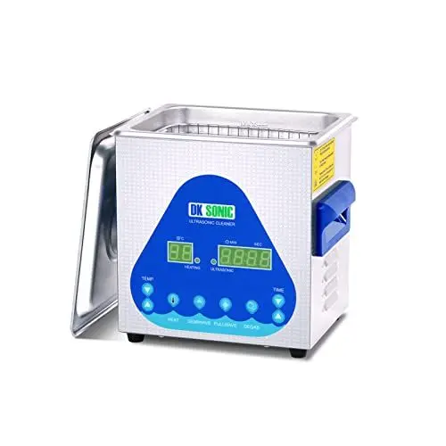 Produktbild: DK SONIC 2L Digital Ultraschallreiniger mit SEMIWAVE und FULLWAVE Modi für Reinigung von Schmuck Uhren Gläser Leiterplatten Druckköpfe Waffen Werkzeuge Teile Vergaser